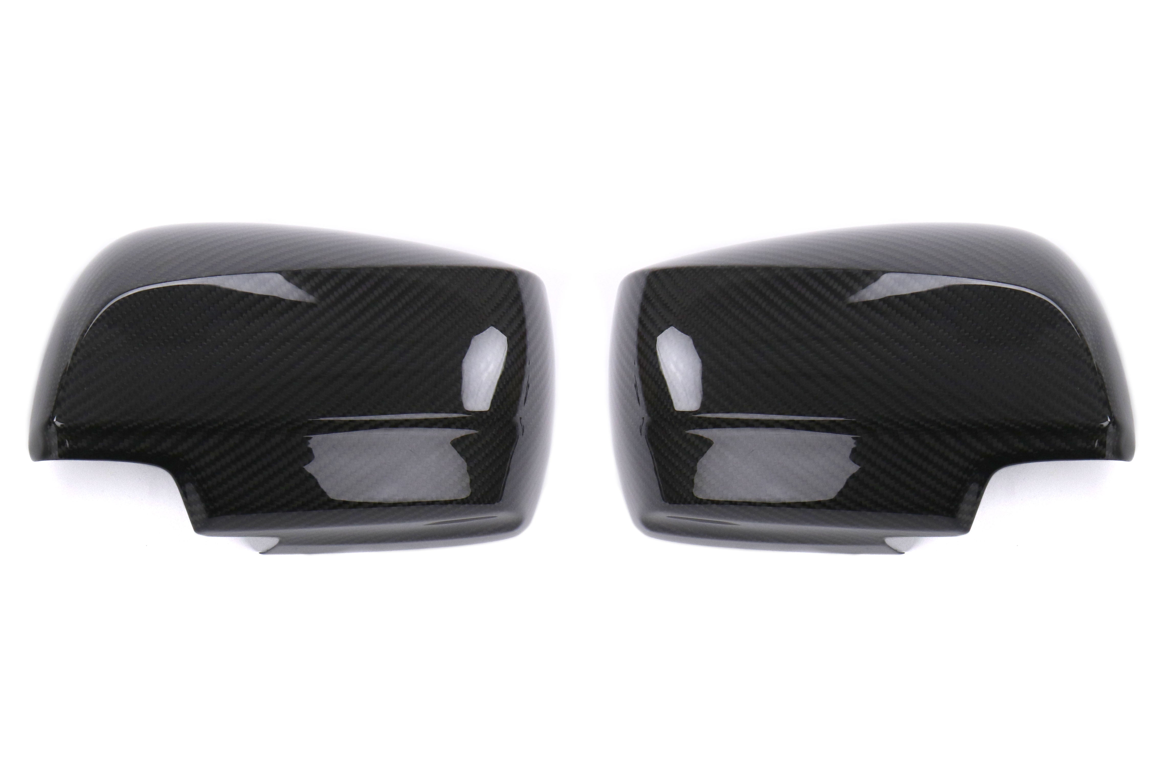 OLM Carbon Fiber Full Mirror Covers w/ No Turn Signal Hole - 2015-2021 Subaru WRX / STI